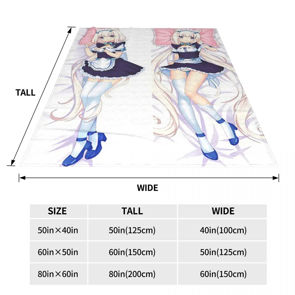 Одеяла Nekopara супермягкое флисовое покрывало для домашнего дивана