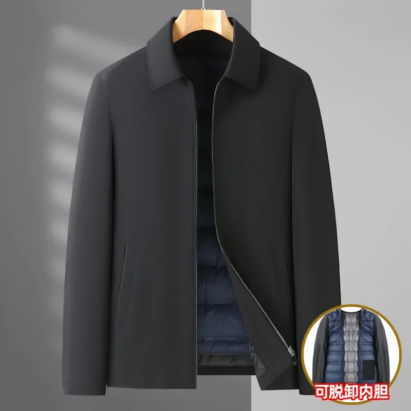 Новое поступление Зимняя Мужская модная куртка со съемной подкладкой для отдыха
