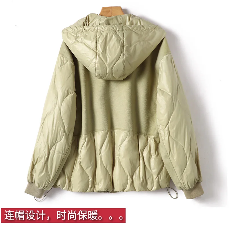 Thin Top Fashion Design 90%  White Duck Down  Coat Women  Casual  Autumn/Winter  Down Jacket Women  Abrigos Mujer Invierno 2022