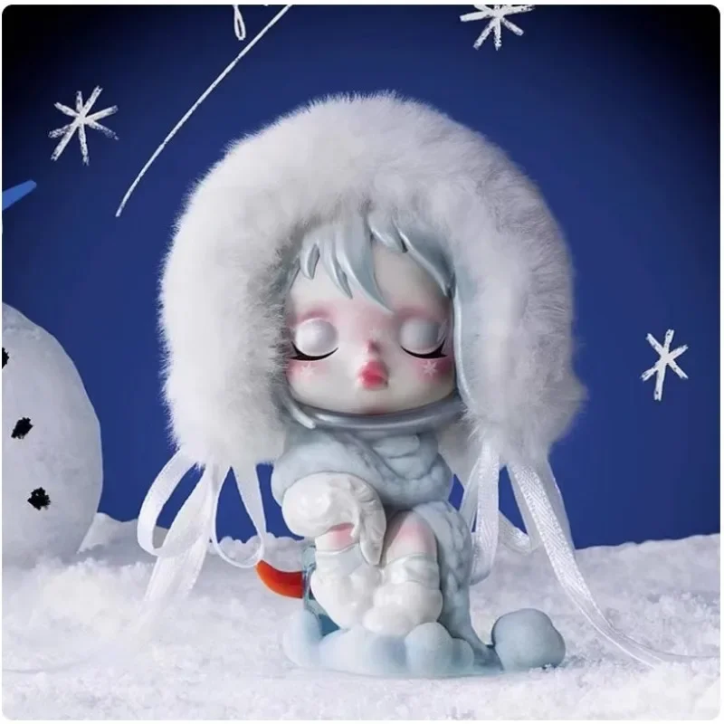 Фото POPMART SKULLPANDA It's Time To Make A Wish Series Фигурка Слепая коробка Коллекция игрушек Kawaii Аниме Экшн-сюрприз Подарок на день рождения №1