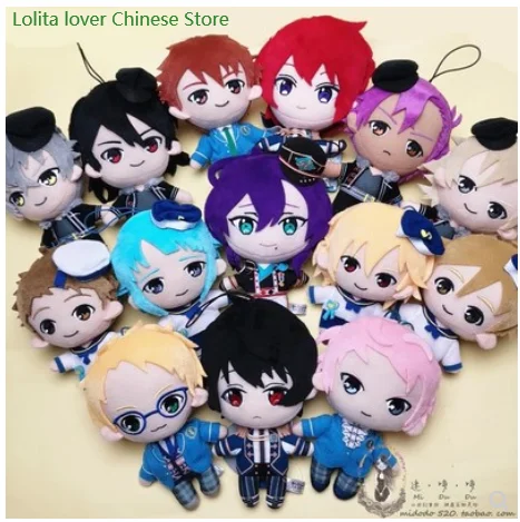 

Japanese anime games Ensemble Stars Plush doll pendant Sakuma Rei Sakuma Ritsu Hibiki Wataru 15cm plush doll toy pendant gifts