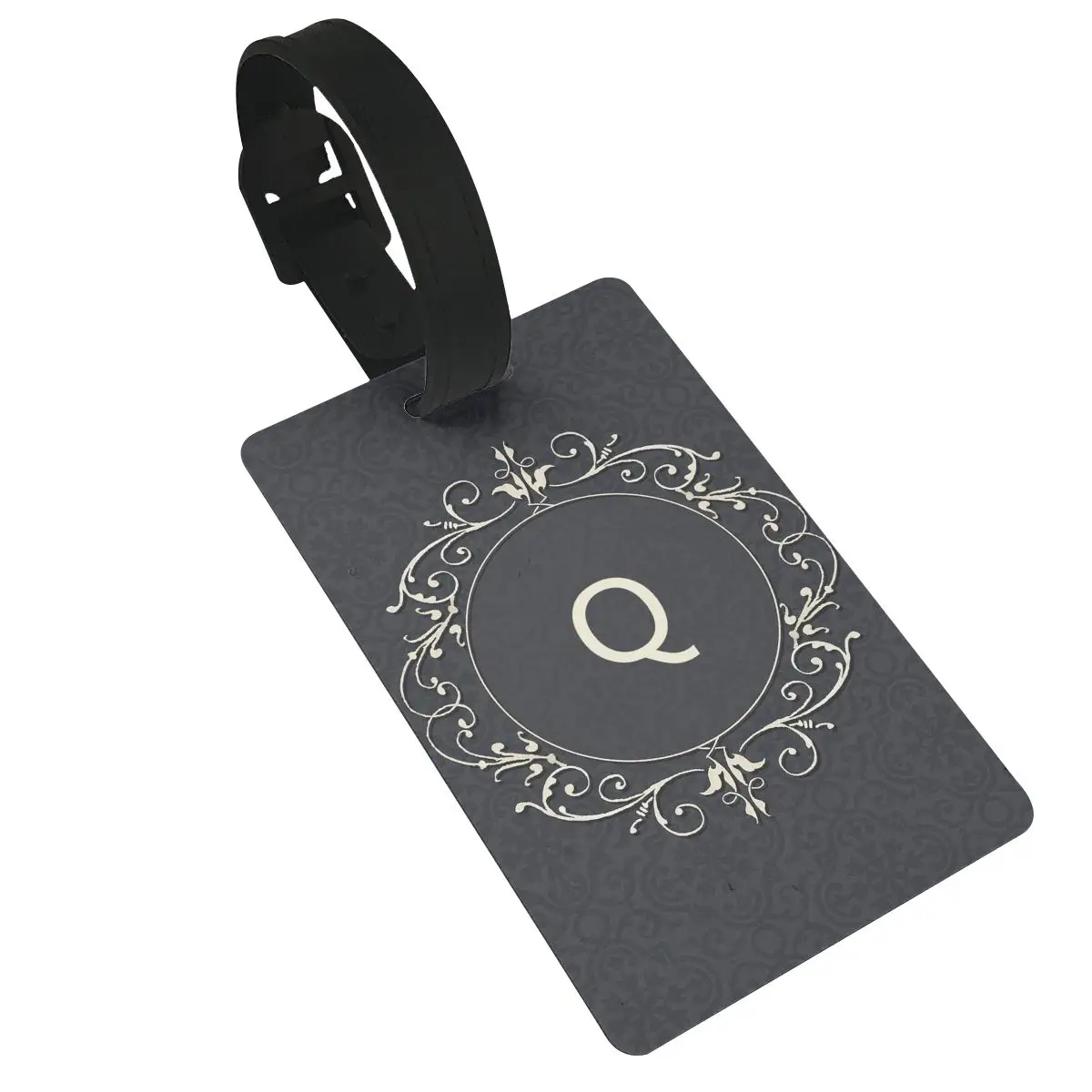

Q Luggage Tag for Suitcase Identifiers Name Id Labels Card for Women Men Kid Travel