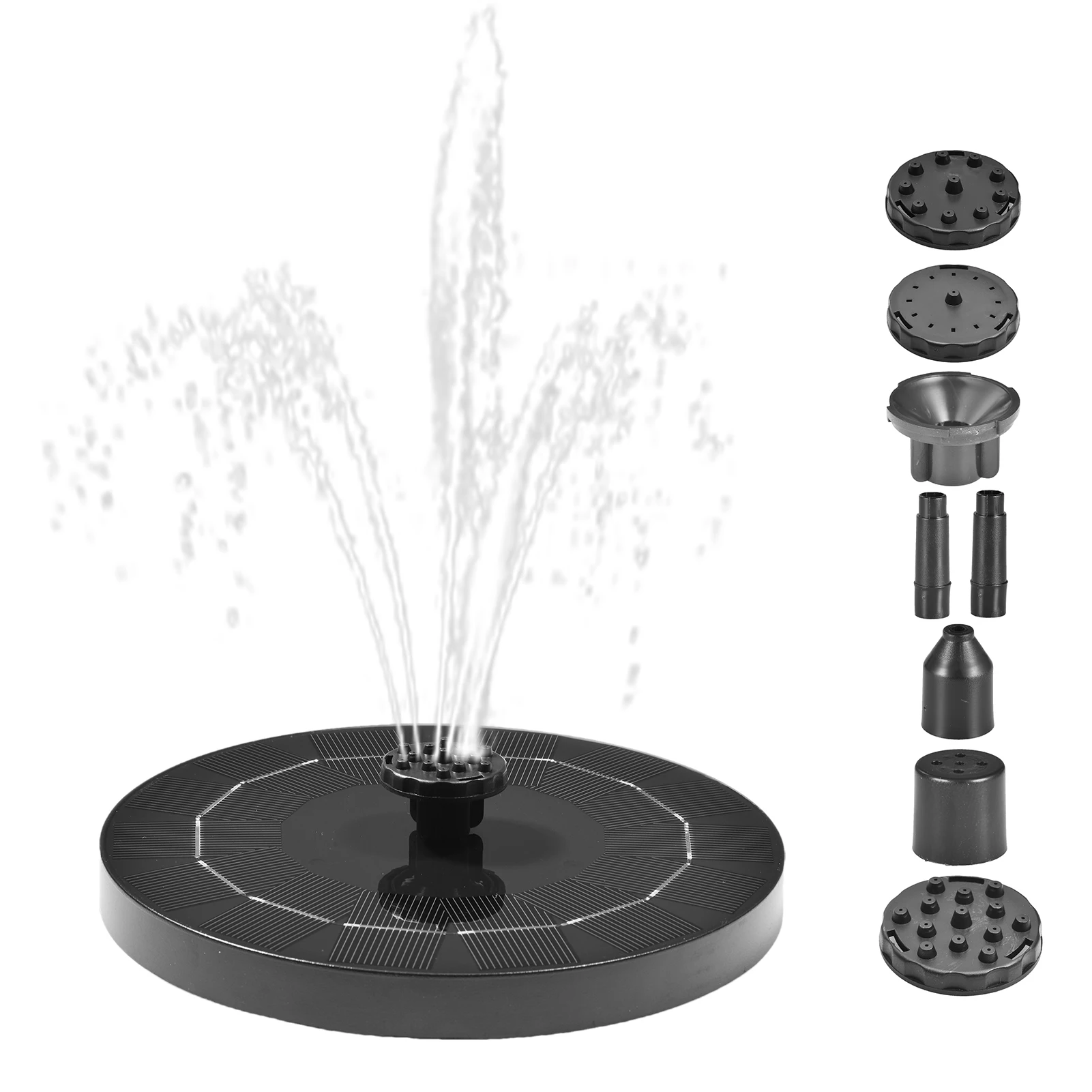 

2.5W Solar Fountain Pump Fountain With Panel Water Pump For Bird Bath Water Feature Outdoor Fountain For Bird Bath Ponds Garden
