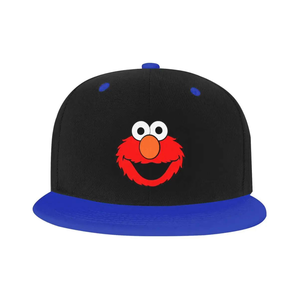 

Бейсболка Elmo с изображением монстра, мужская и женская кепка с забавными персонажами Улица Сезам, плоская Снэпбэк Кепка в стиле хип-хоп, уличная одежда