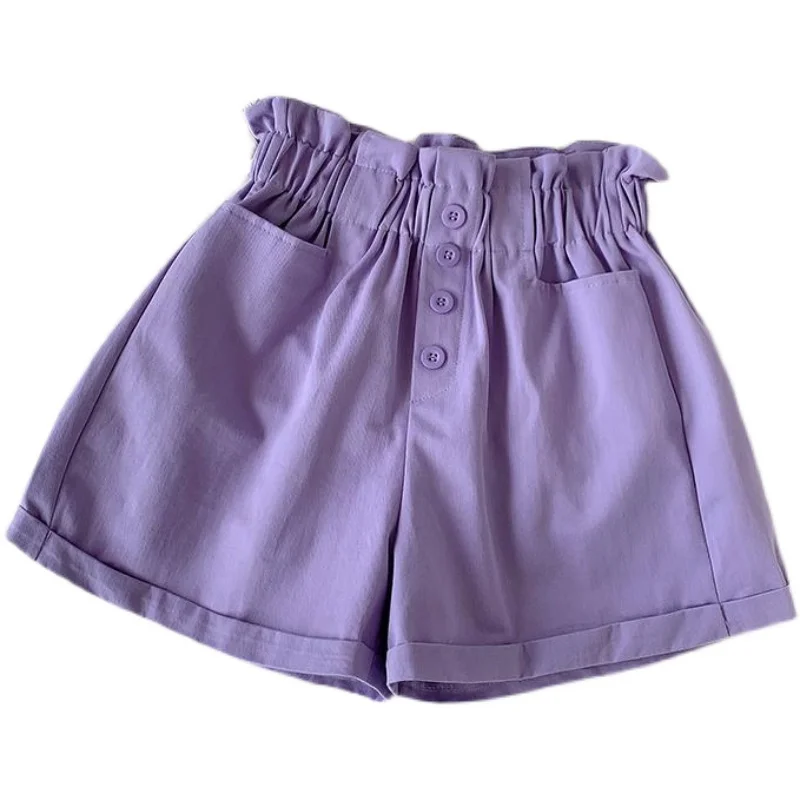 Baby Shorts for Girls Casual Solid Kids Children Pants Korean Informales Casuales Girls Summer Thin Kid Children Clothing 4-11Y enlarge