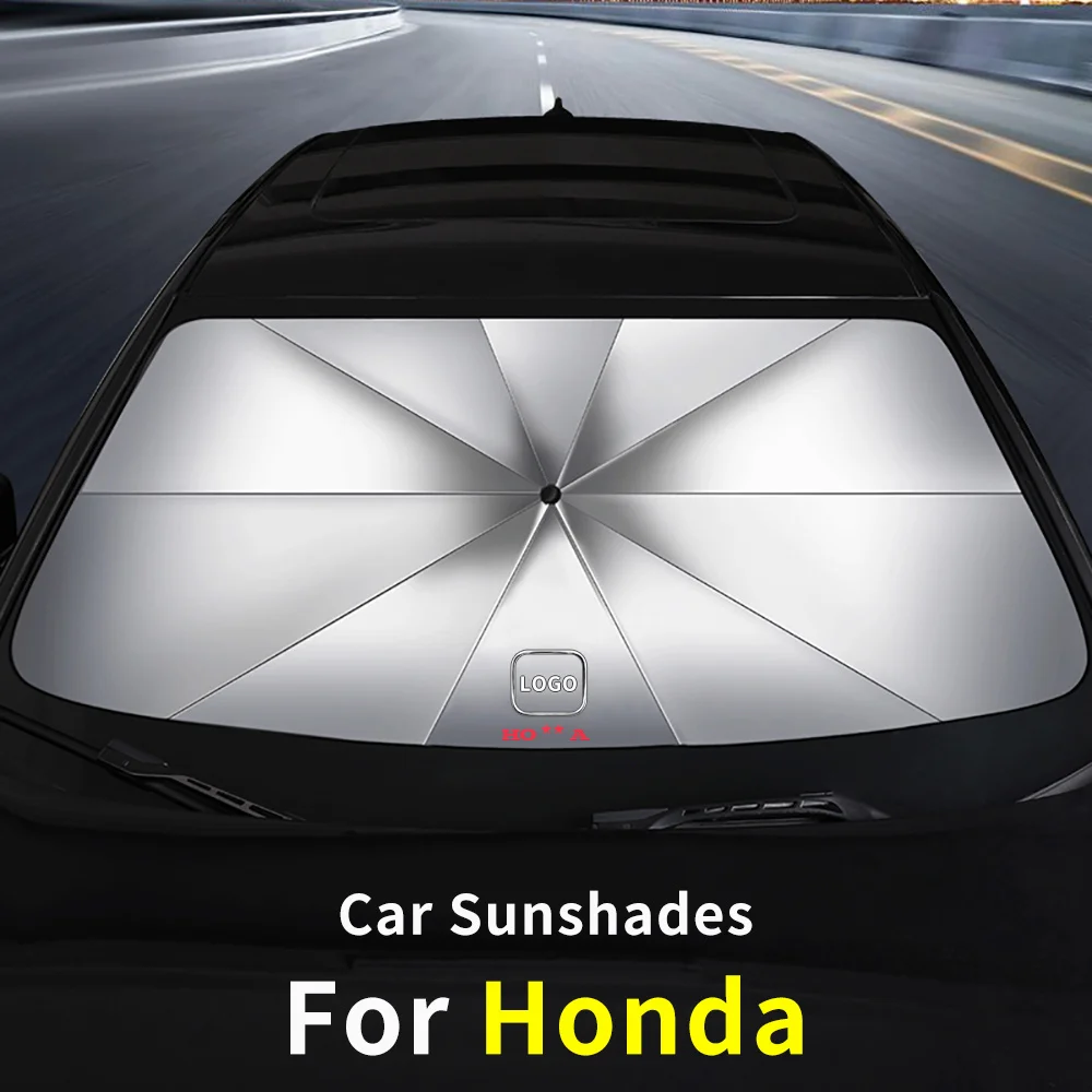 

Car Front Windshield Sunshade Umbrella Full Cover With For HONDA CIVIC Accord CRV Fit VEZEL Odyssey Interior Accessories