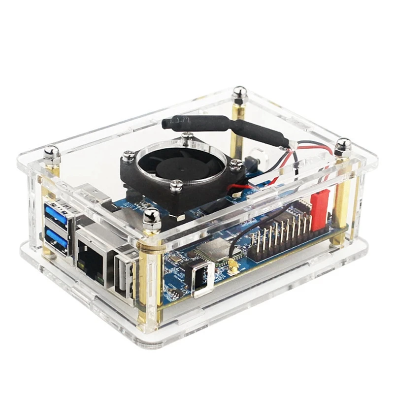 Чехол для Orange Pi 3 LTS прозрачный акриловый корпус защитный