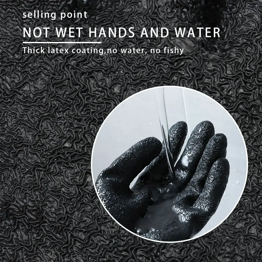 

Fisherman Magnet Release Puncture Scrapes Professional Catch Fish Avoid stabbing Fishing Catching Gloves Protect Hand