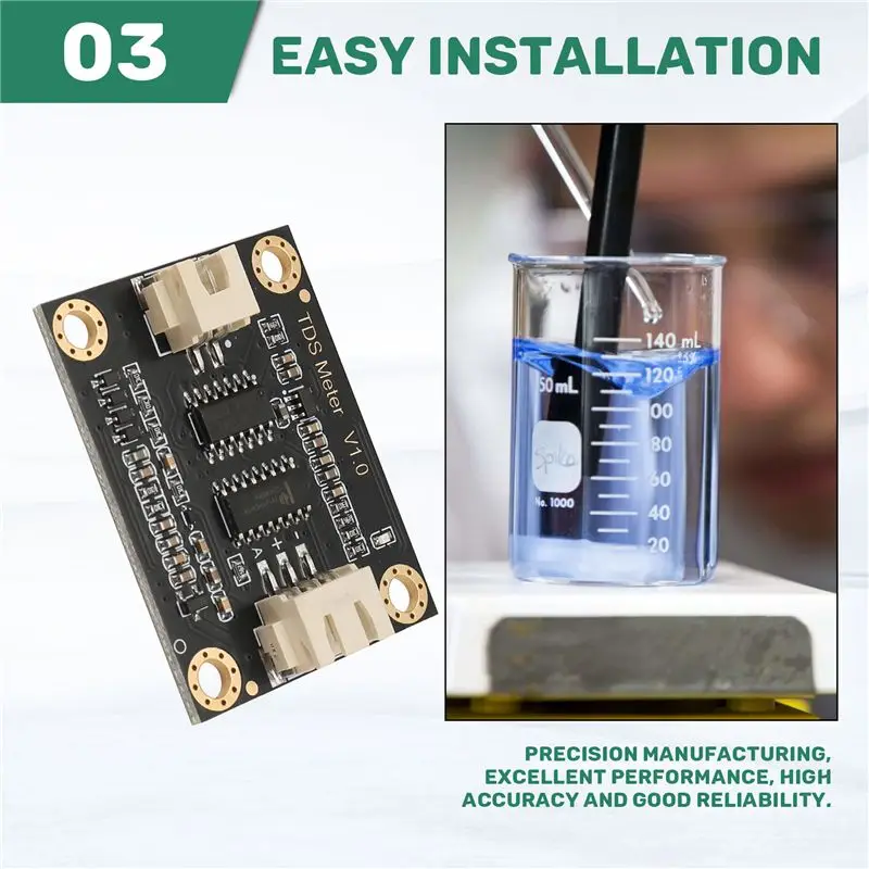 Фото Датчик TDS V1.0, модуль измерения качества воды для Arduino UNO R3, измеритель TDS №3