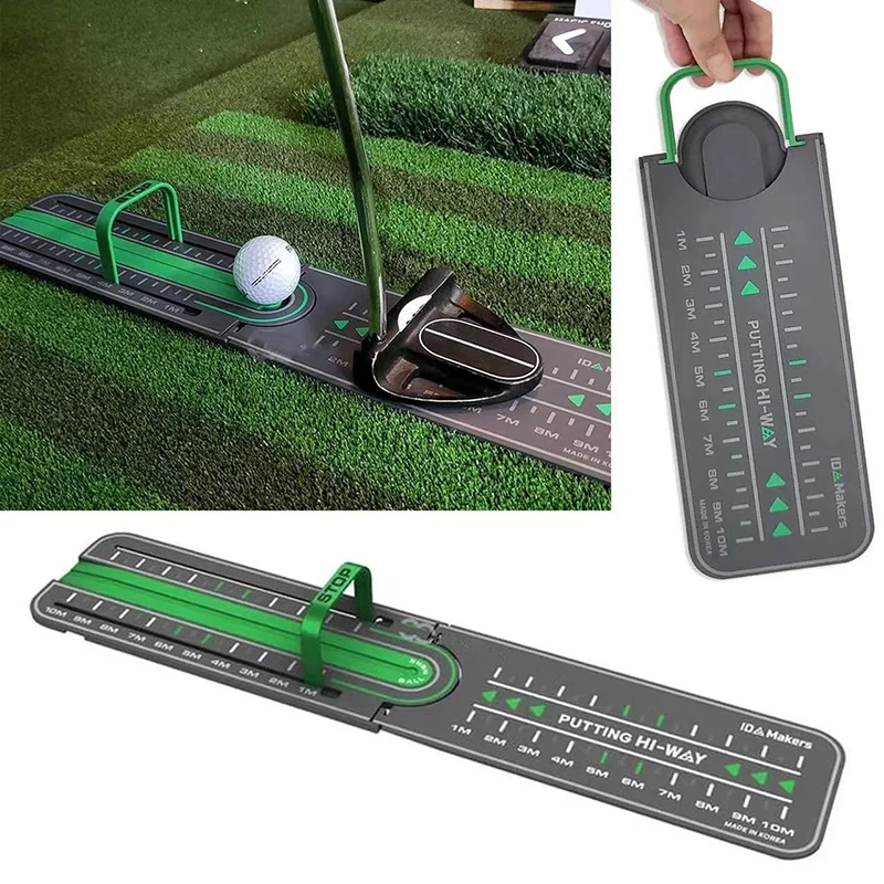 

Зеленый коврик для игры в гольф, помощь в обучении гольфу, оборудование для точного обучения