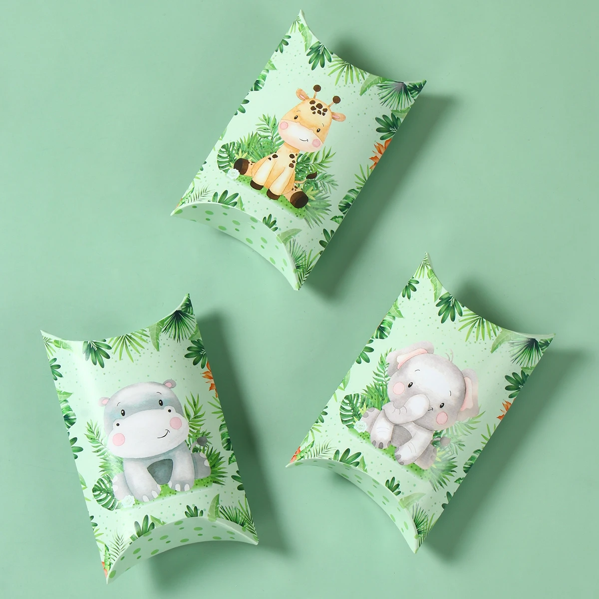 8 шт. детская упаковочная коробка Джунгли