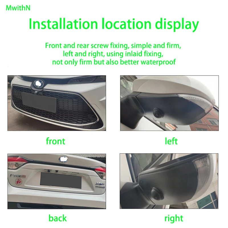 360 камера для автомобиля подходит всех автомобилей панорамная система