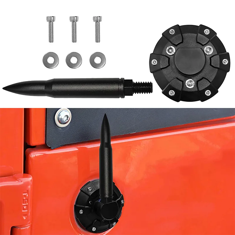 

Антенна AM FM совместимая с Jeep JK/JL Wrangler-Короткая Толстая антенна рельсовый стержень Беспроводная Антенна Базовая комбинация