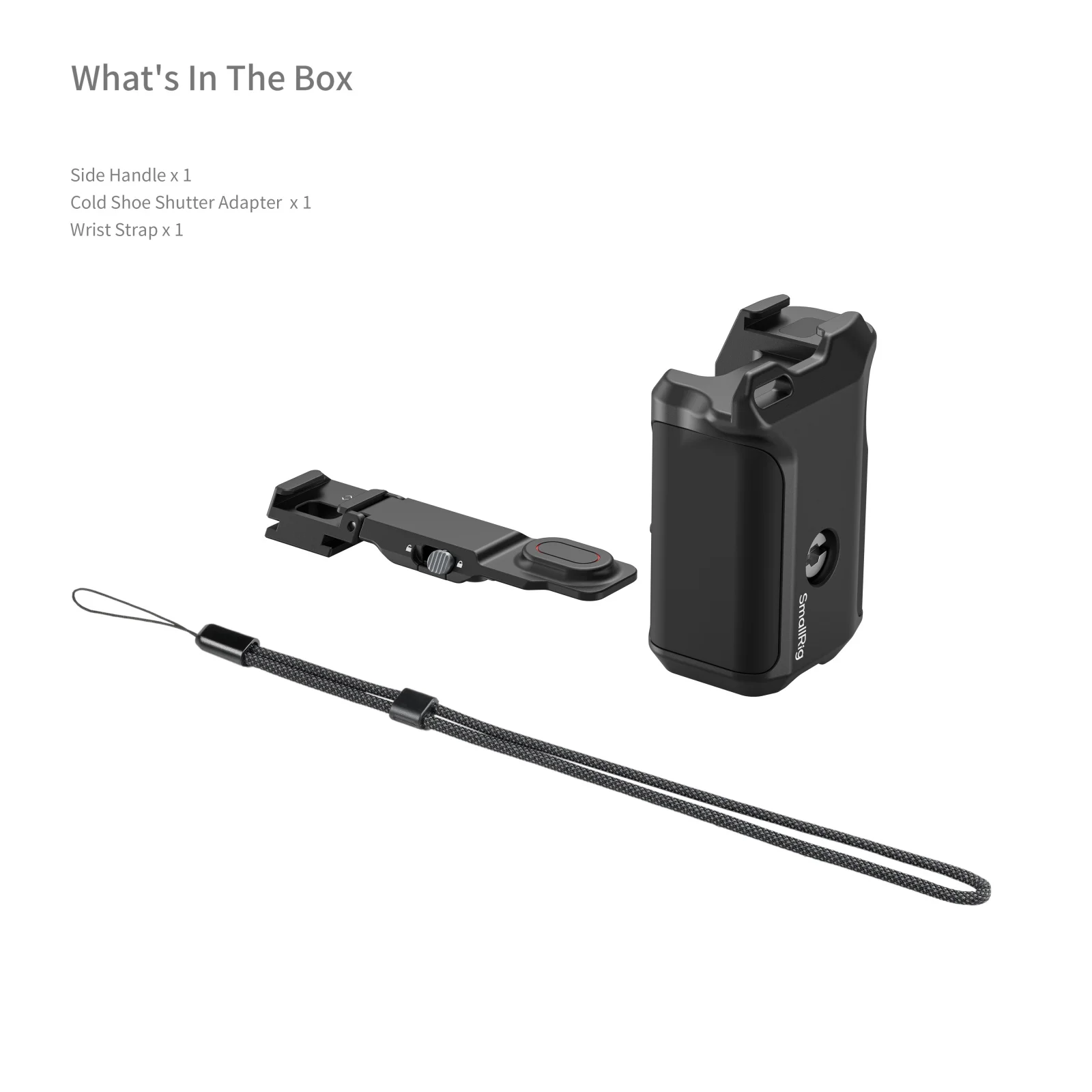 Рукоятка SmallRig для кейджей SmallRig 5888  5887 для DJI Osmo Action 6 с ремешком на запястье и адаптером Cold Shoe, комплект для фотосъемки 6259 (art.: 3920d92256f05) - 3920d92256f05