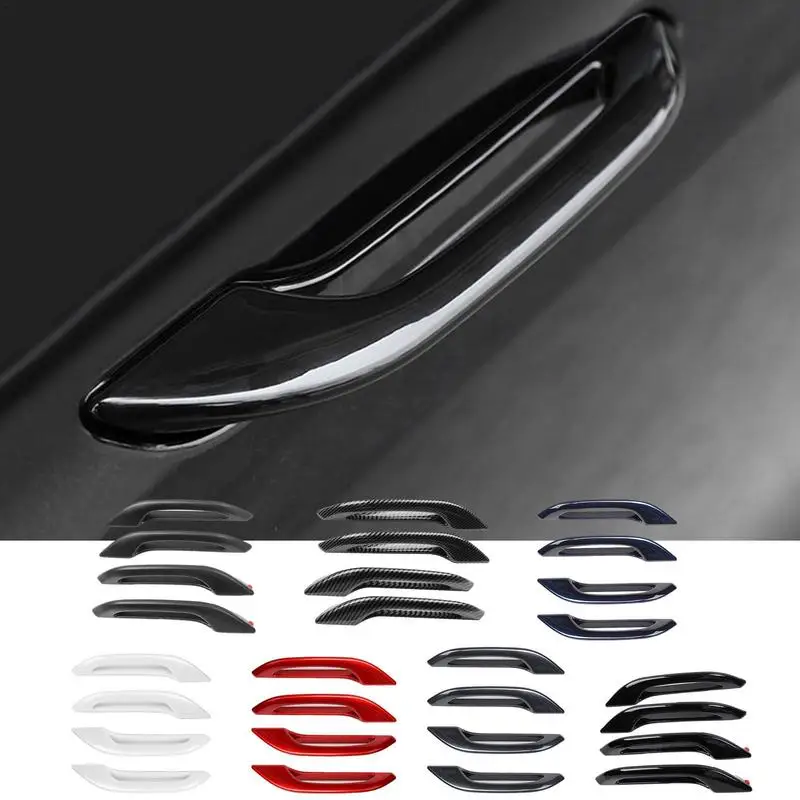 

For Tesla Model 3 Model Y Auto Accessories Anti-freeze Car Door Handle Sticker Refit Trim Decoration Door Handle Protector Cover