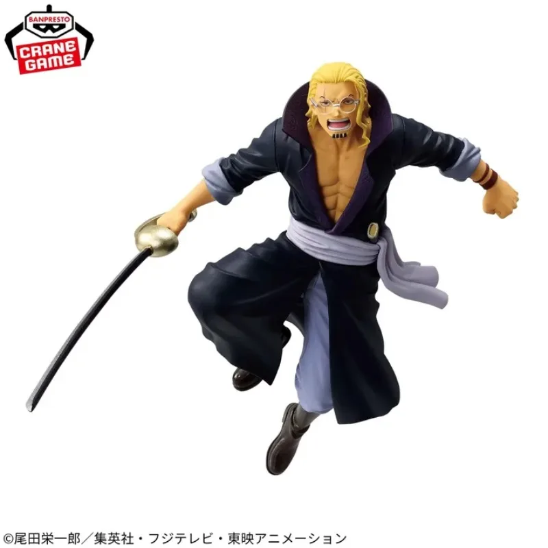Фото Оригинальная коллекционная фигурка BANDAI Banpresto ONE PIECE BRC Silvers Rayleigh Battle Record, модель аниме-персонажа, игрушка, подарок на праздник №3