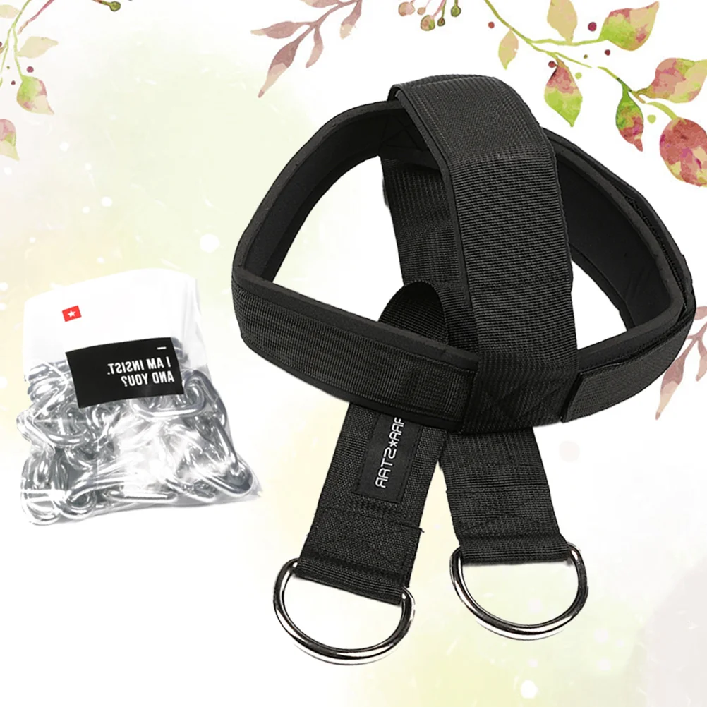 

Head And Neck Trainer Shoulder Weight Training Head And Neck Training Neck Fitness Equipment for Adults (Black)