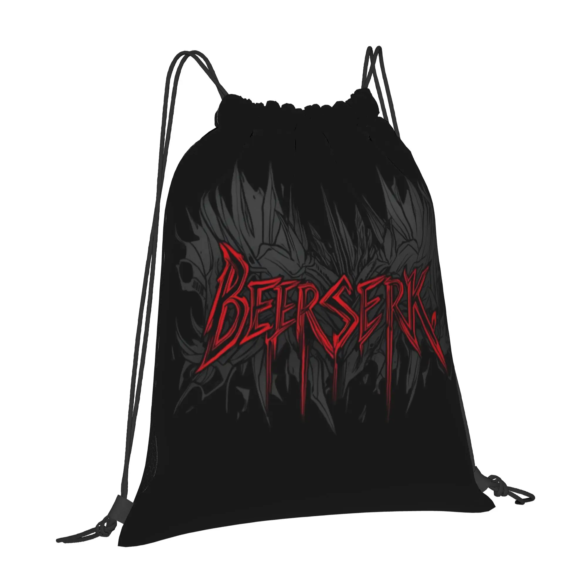 Фото Сумки на шнурке Custom B-Berserkes для мужчин и женщин, легкие, для приключений, спорта, спортзала, для хранения вещей, рюкзак №2