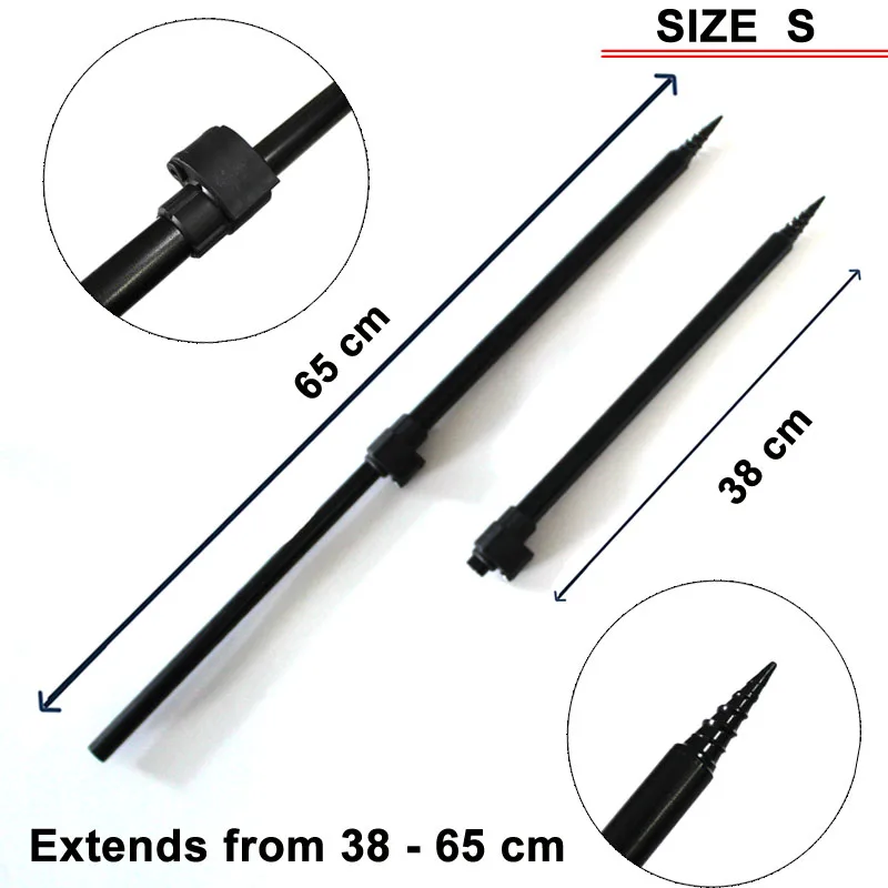 2 шт. аксессуары для удочек ловли карпа телескопические палочки удочки система