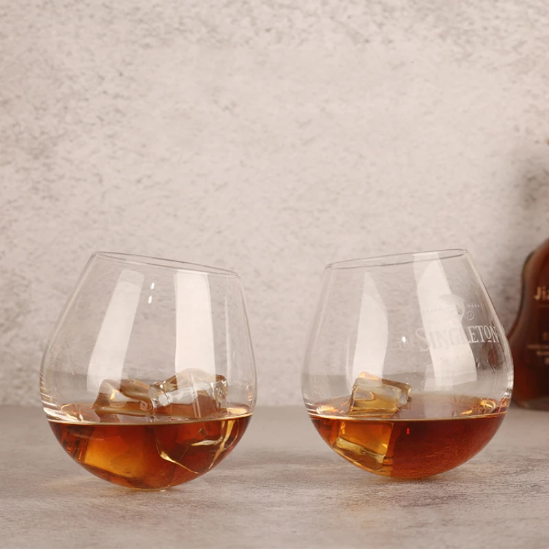 Фото Стакан для виски Scotch Single Malt Whisky Singleton в форме капли/яйца, устойчивый, для ликера, виски, вина, для бара, дропшиппинг №1