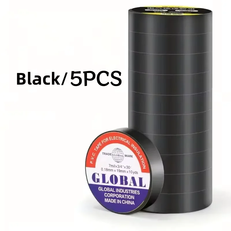 

Самоклеящаяся изоляционная лента из ПВХ BLACK GLOBAL 50м
