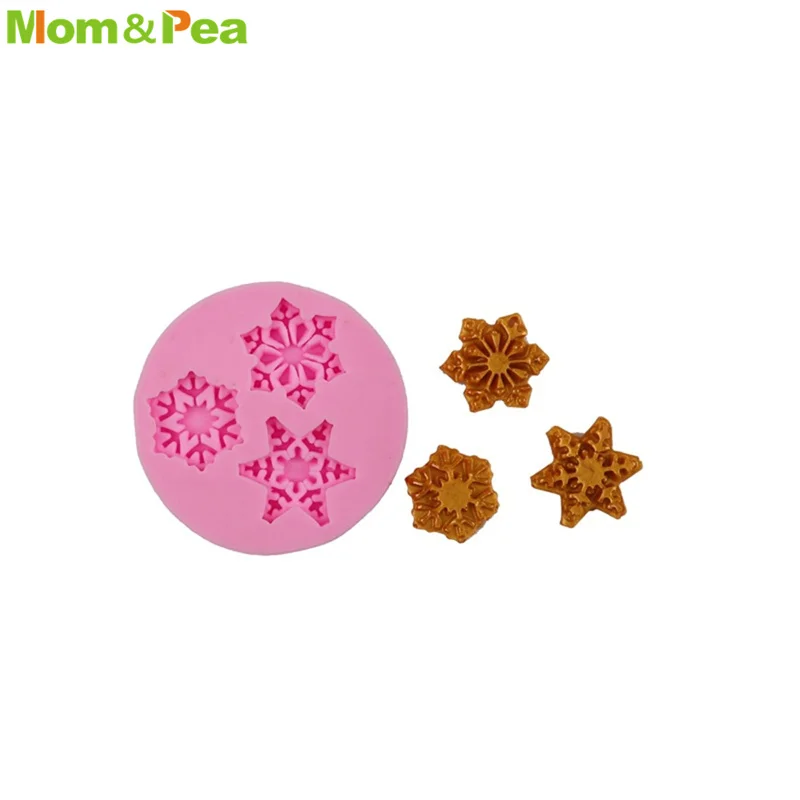 

MPA2553 3-Snowflake Shaped Silicone Mold Gum Paste Chocolate Ornamental Fondant Mould Cake Decoration Tools