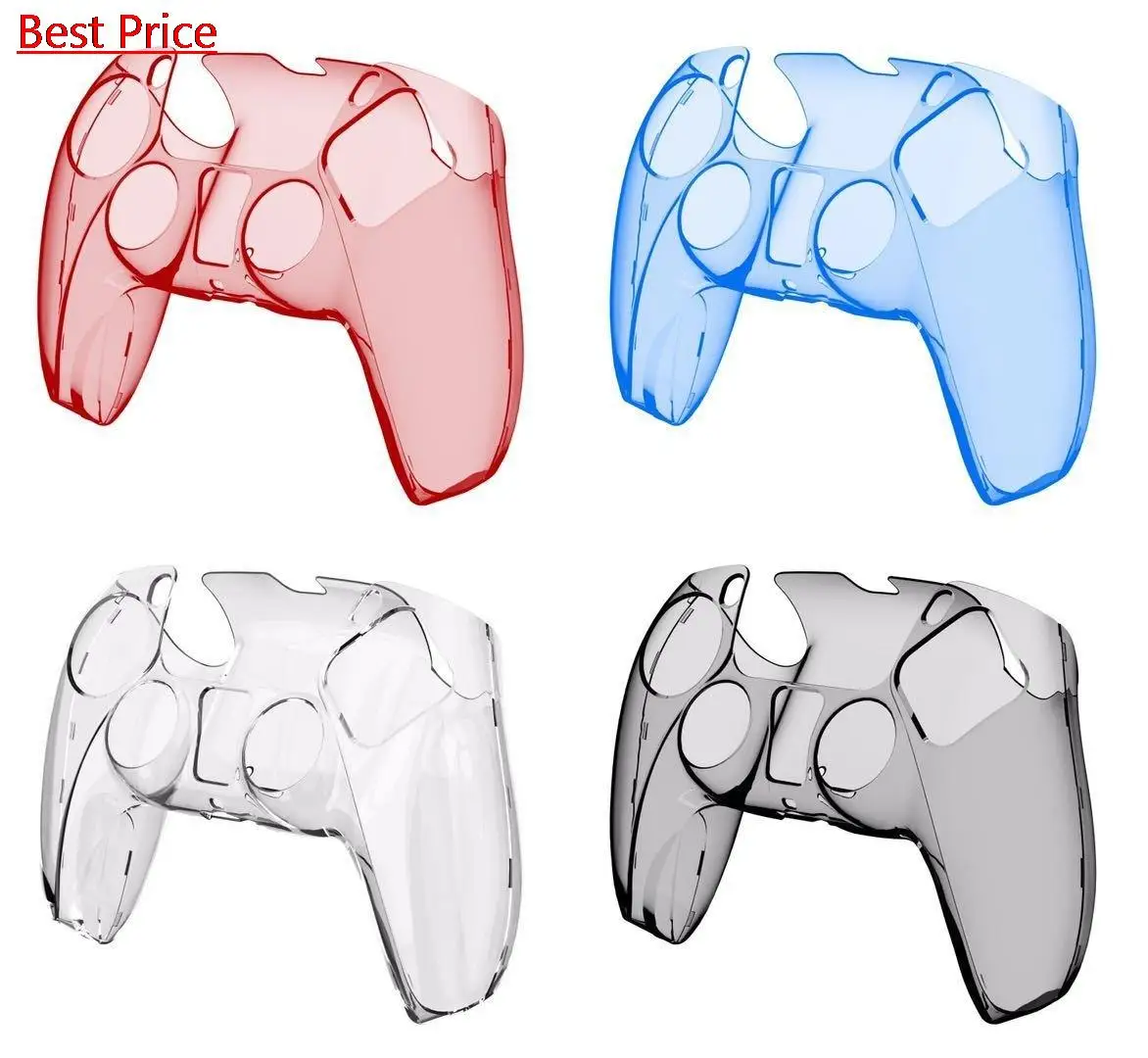 

Прозрачный жесткий защитный чехол для ПК 50 шт./лот для PS5 чехол для Sony Dualshock PlayStation 5 износостойкий моющийся чехол