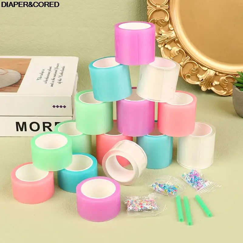 

1 Набор, цветная нано-лента для выдувания пузырей