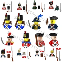 new ww2 military imperial navy soldier building blocks red blue figures bricks educational toys for boys christmas gifts