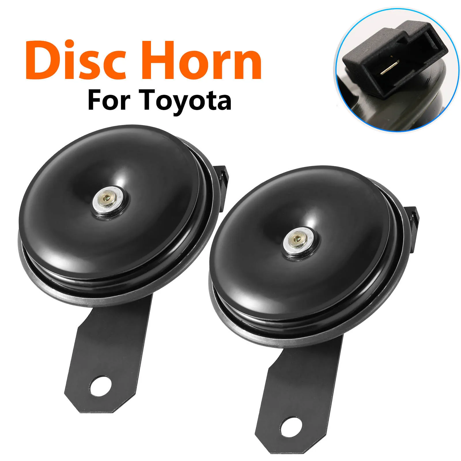 

Пара двухтональных дисковых звуковых сигналов 12 В 120 дБ для Toyota Yaris 4 Runner Corolla RAV4 Prius Highlander Camry Land Cruiser Verso Hilux