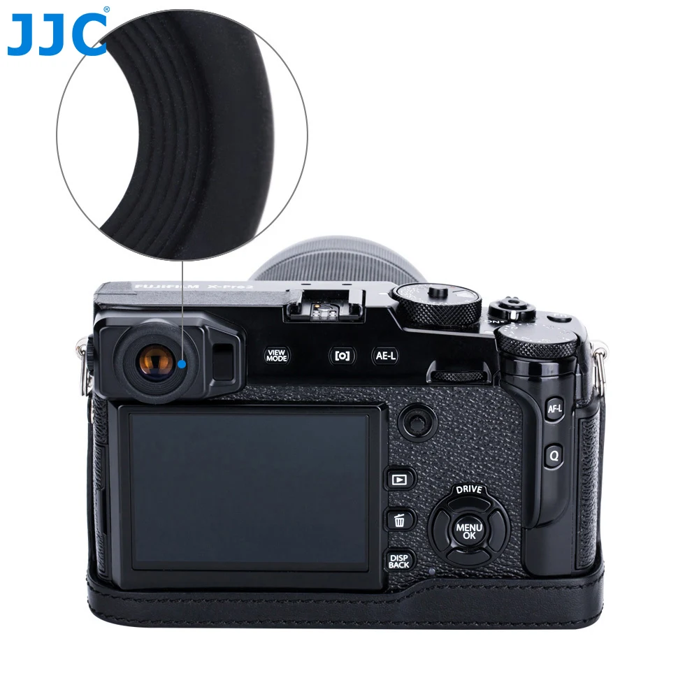 Фото JJC для Fujifilm X-Pro2 глаз чашка 2 шт. Мягкие силиконовые окуляра резиновая Камера наглазник видоискателя №2