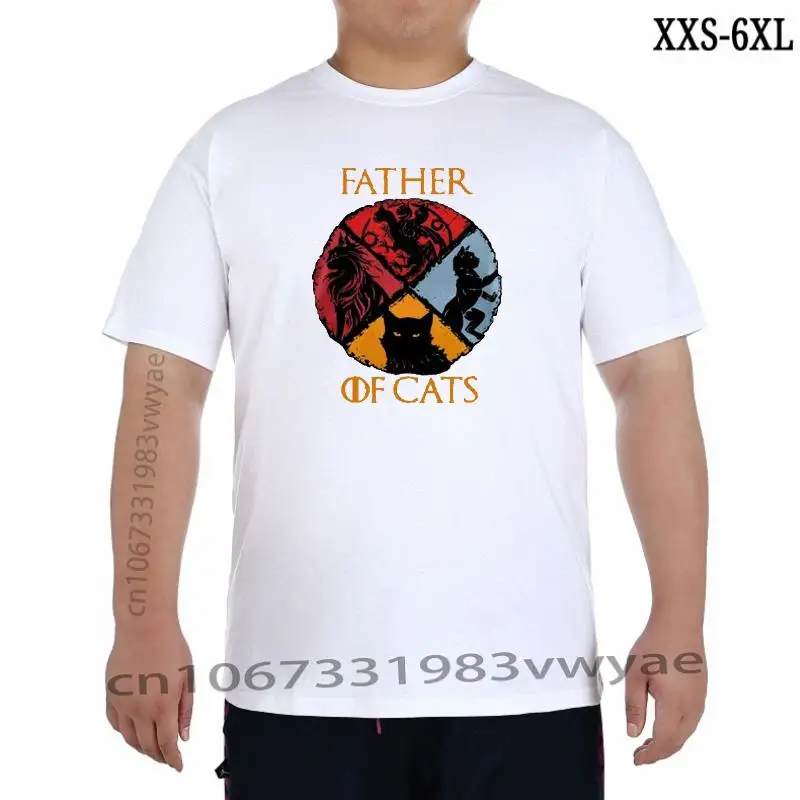 

Классные мужские бейсбольные футболки с изображением отца кошек, размер 1643 @ K! XXS-6XL