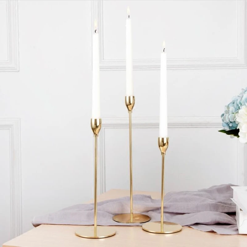 

Candle Holders For home Simple Wedding Decoration Bar Party Living Room Decor Home Table Candlestick Home Decor candle holders