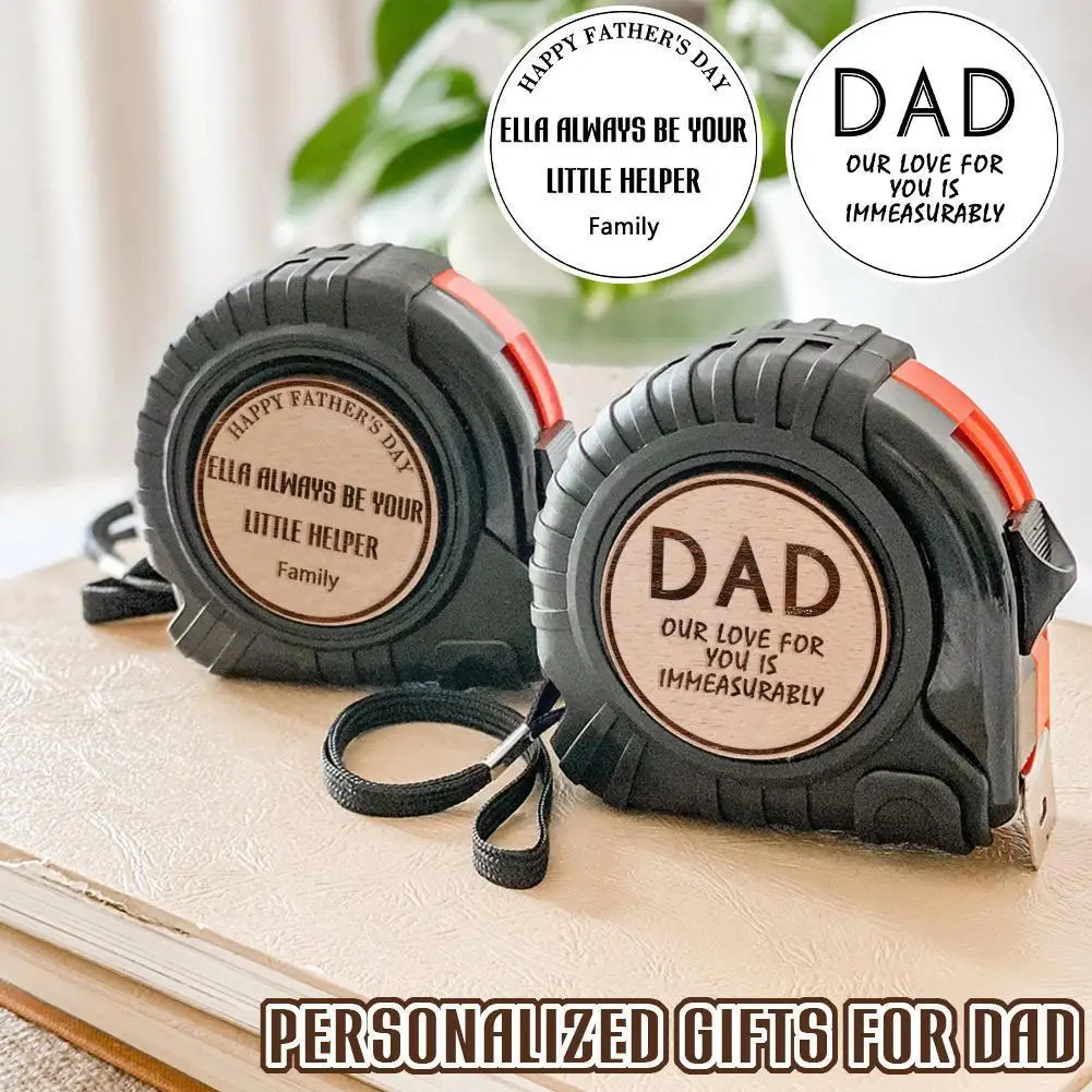 

Personalized Tape Measure Fathers Day Gift 1M Retractable Tape Measure Best Gift For Father's Day Birthday O9V4