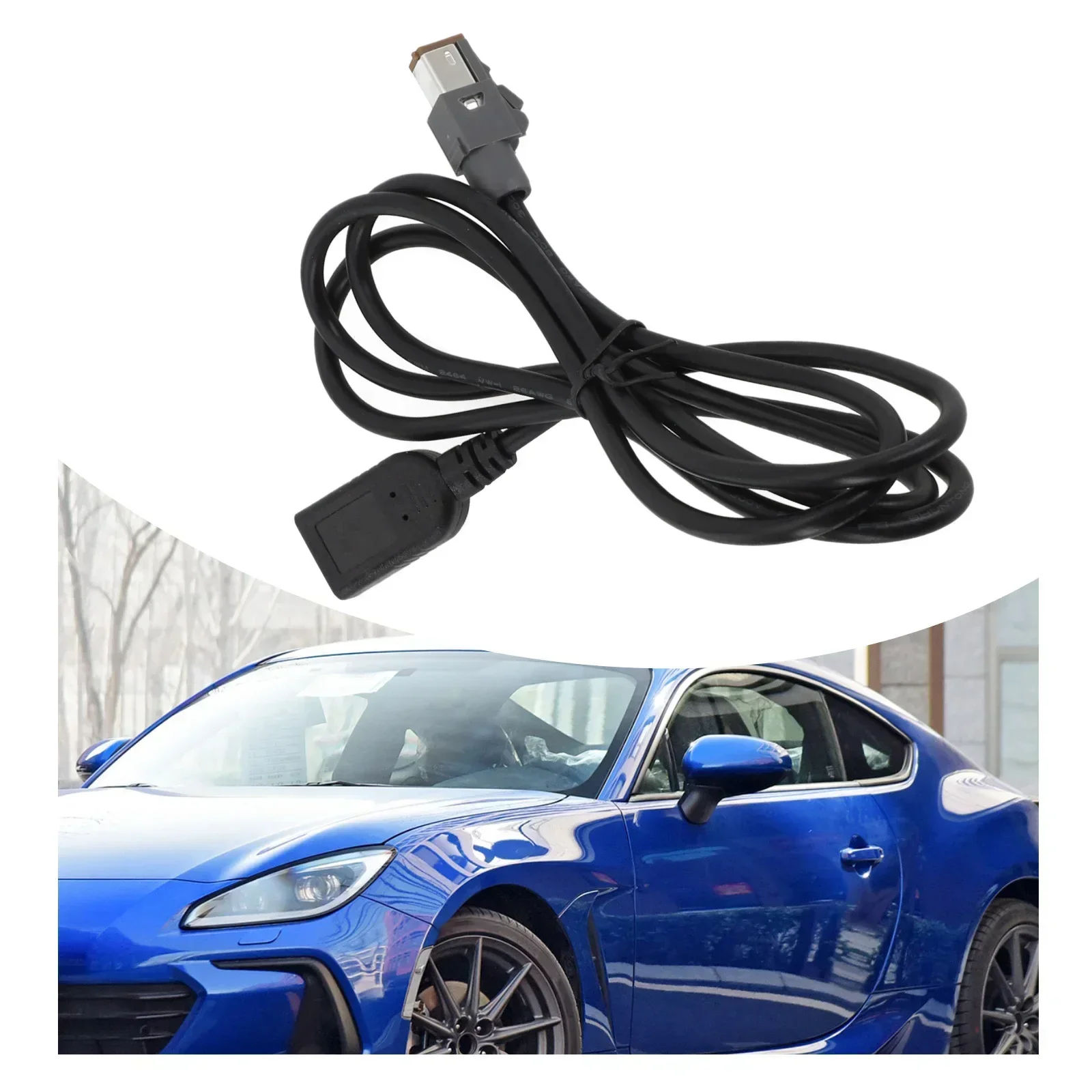 Автомобильный Aux Audio Input Media Data Wire Plug к USB-адаптеру Conector для Outback