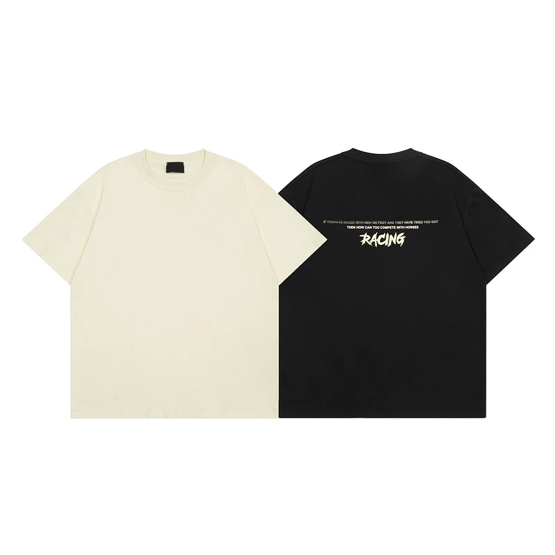 

High Quality FG 7th 2022 Racing Printing T-shirt Men Women Couple Tee Hip Hop High Street Oversize Casual T Shirt