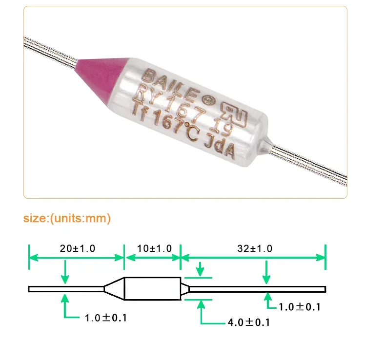 Биметаллический Термопредохранитель для фритюрницы RY167 167C по заводской цене