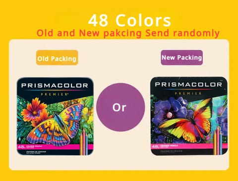 Цветные карандаши Prismacolor Premier, мягкая основа, 12, 48, 72 шт., набор профессиональных карандашей для рисования
