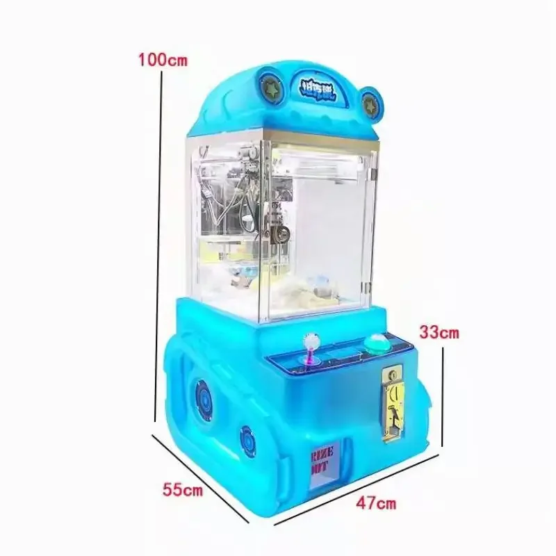 Небольшой игрушечный Ловец монетная аркадная игровая машина с краном плюшевые