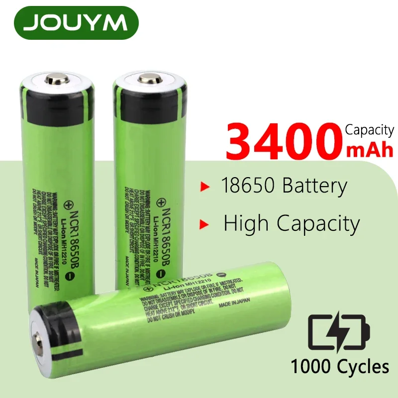 100% оригинальная батарея 18650 30-50 мОм 3 7 В 3400 мАч литий-ионная аккумуляторная для