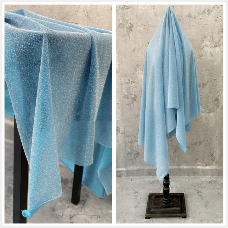 

Блестящая шелковая ткань, ослепительный цвет, Фотофон для платья, оптовая продажа ткани на метр одежды