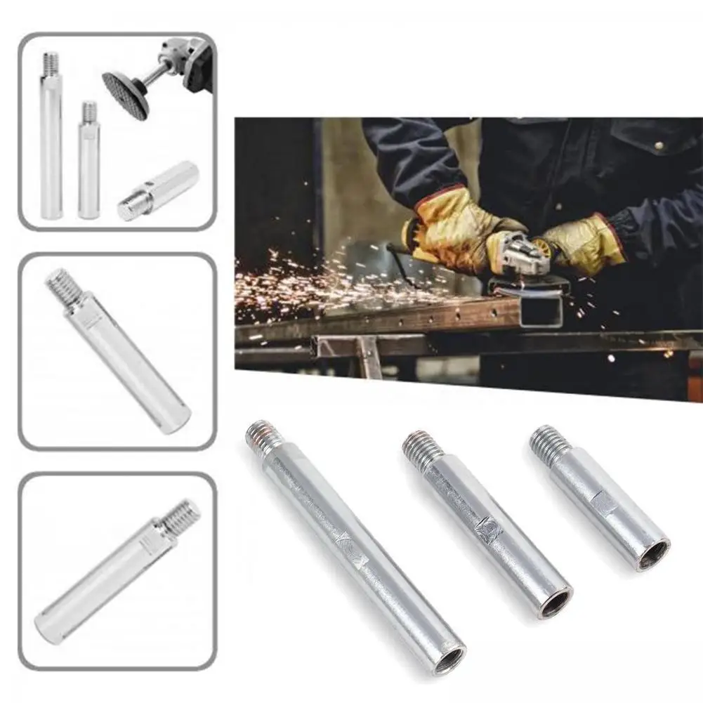 

1PC Angle Grinder Extension Connecting Rod M10 M14 Thread Adapter Extension Rod 80mm Polishing Pad Drill Grinding Connection