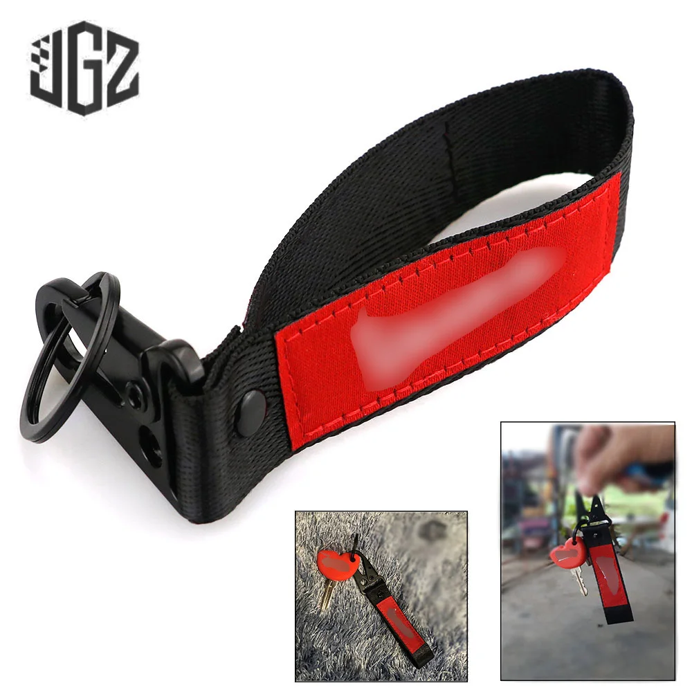 

Motorcycle Buckle Embroidered Keyring Backpack Key Holder Keychain For Vespa GTS 250 300 Sprint Primavera GTV LXV 150 200 125