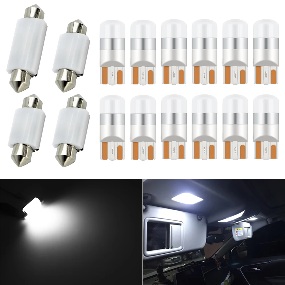 

LED Interior Light 3175 3021 3022 6428 C5W T10 W5W Festoon Bulb Map Dome Footwell Reading Light For VW Passat B5 B6 B7 1998-2014