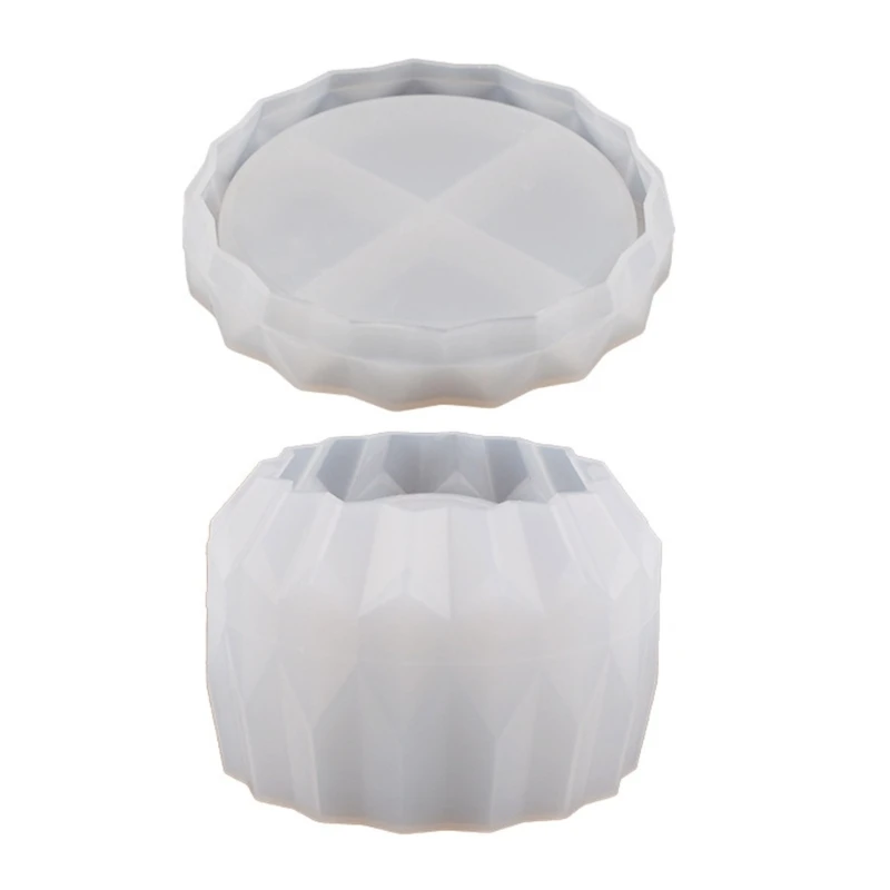 Круглая гипсовая силиконовая форма сделай сам суккуленты бетонный цветочный