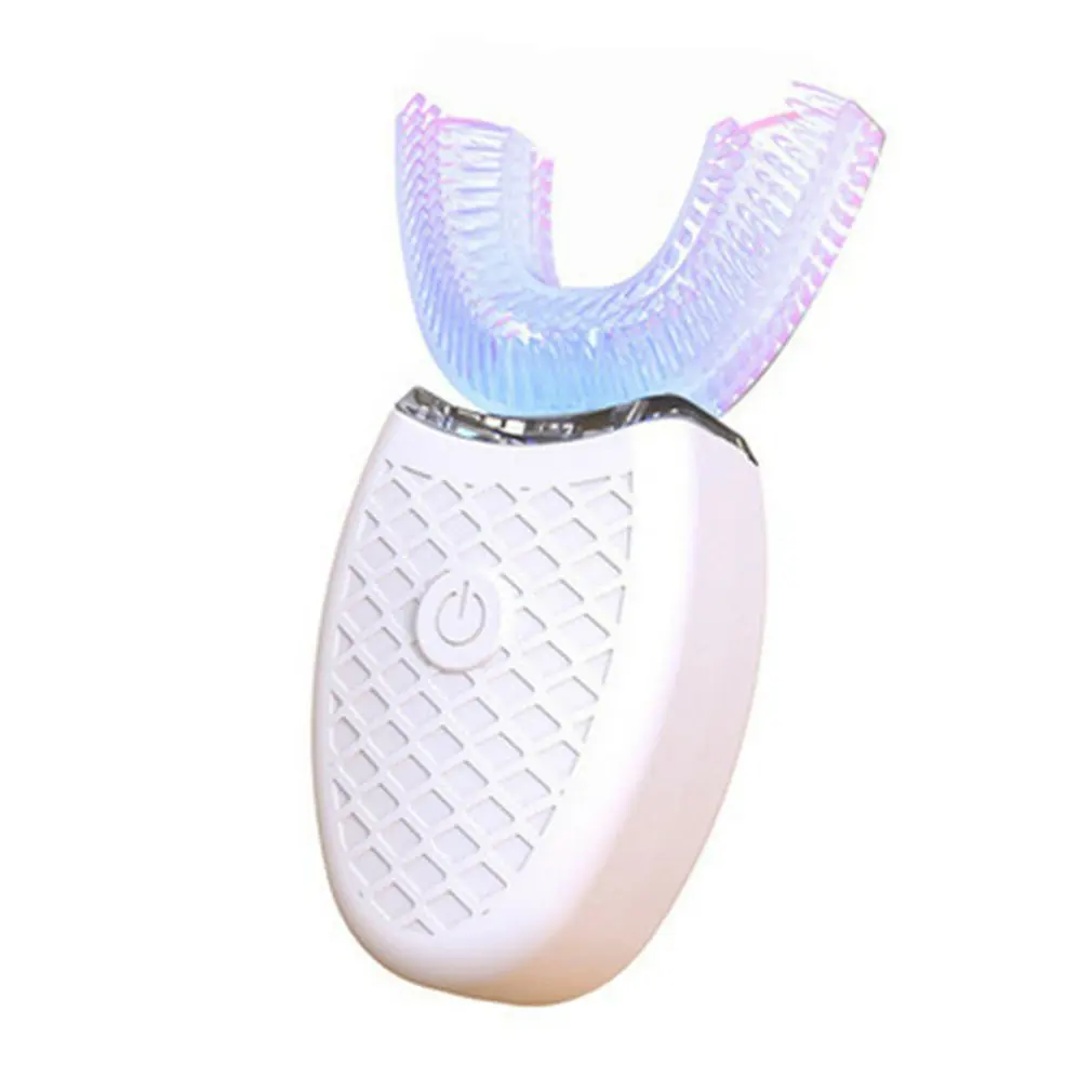 

Ультразвуковая электрическая зубная щетка для взрослых, автоматическая зубная щетка U-образной формы 360 °, чистка зубов, отбеливание, свобод...