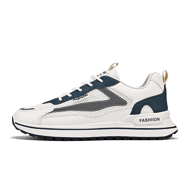 Mens Running Shoes Breathable Comfortable Sneakers Men Tennis Trainers Lightweight Casual Sports Shoes Male Lace-up Anti-slip