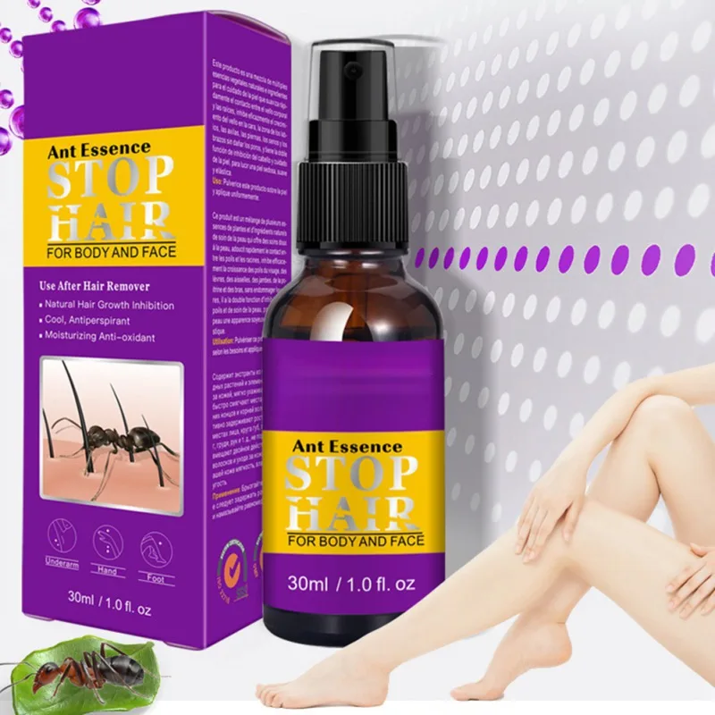 30ml Body Face Stop Hair Anti Essence Oil Inhibits Growth Smooth Soothing Nourishing Leg Armpit Reduce Weaken Beauty Health Care