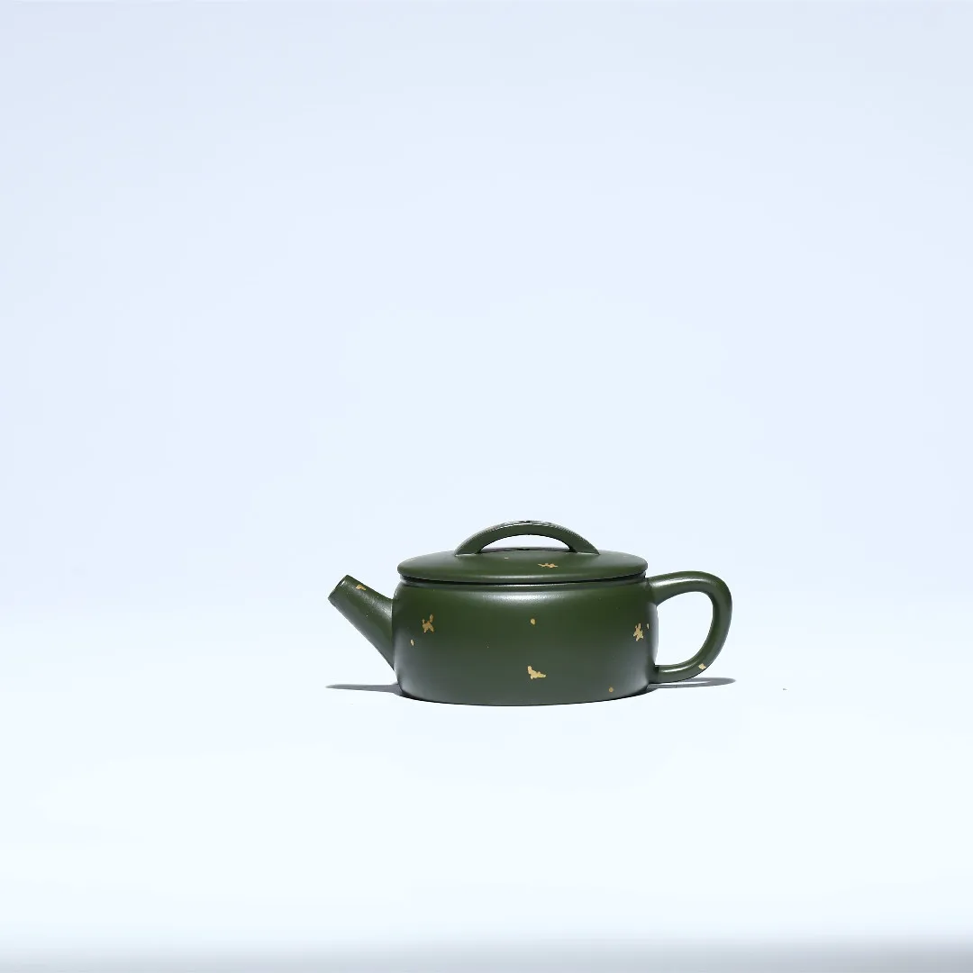 Высокое качество Исин фиолетовый глиняный чайник руда нефрит зеленый ручной