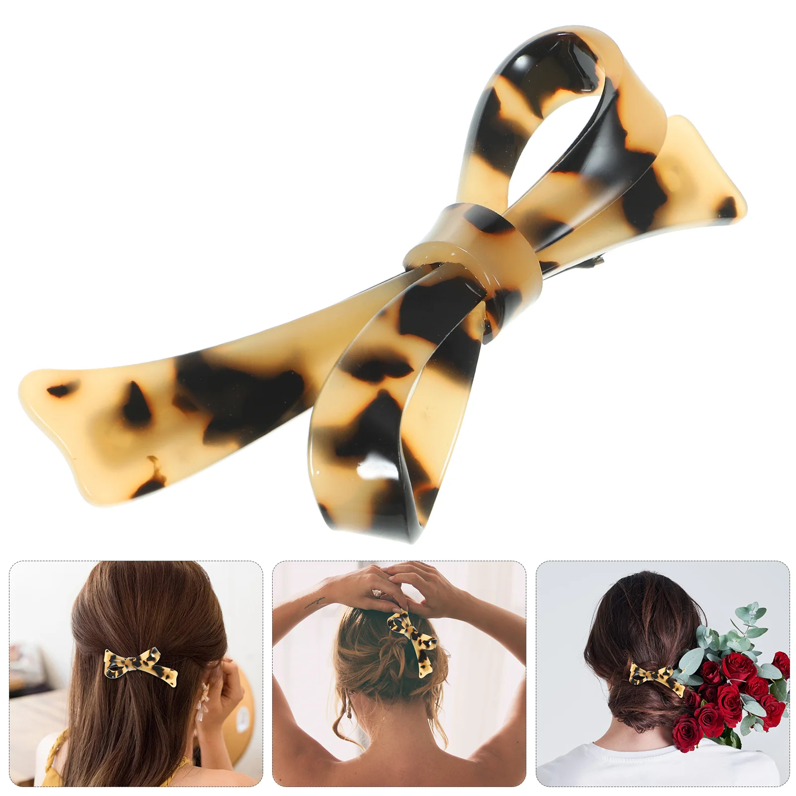 

Headpiece Bride Hairpin Bling Clips Lady Aesthetic Accessories Women Barrettes Thick